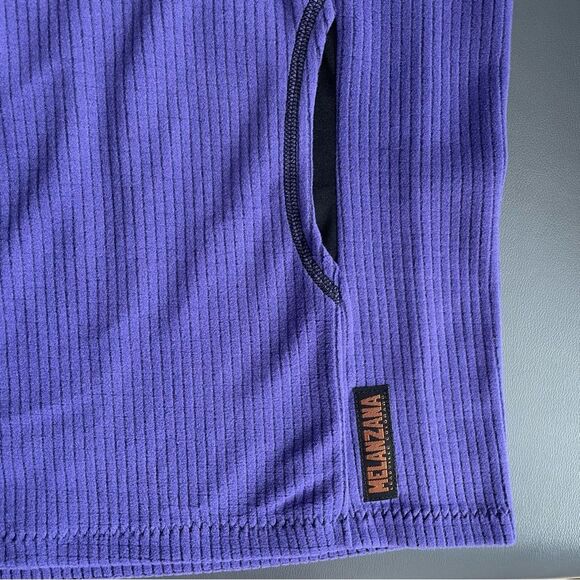 Melanzana Men's M Micro Grid Hoodie V2 Grape Purple 2024 NEW - Picture 9 of 11